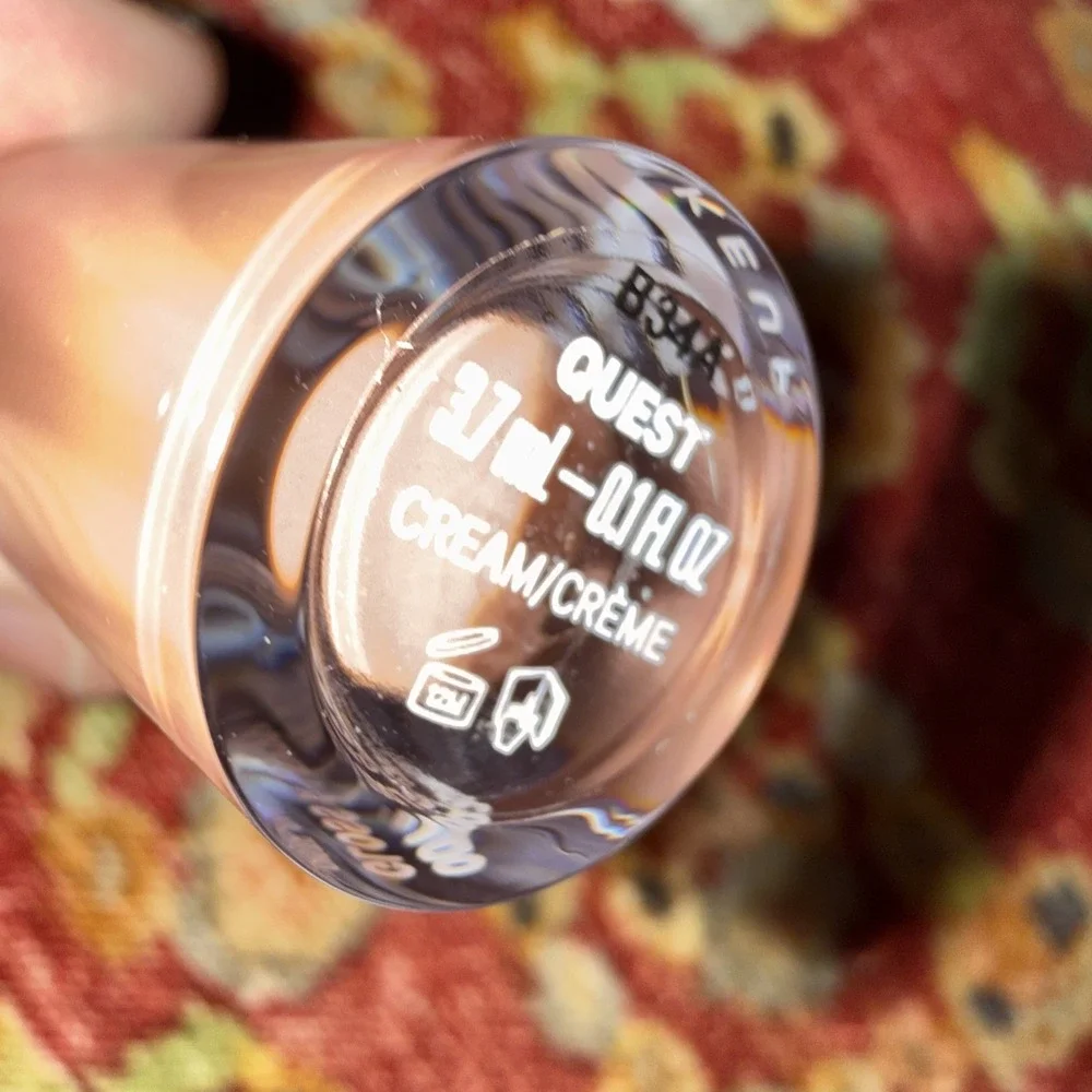 MILK MAKEUP Odyssey Lip Oil Gloss QUEST 3.7 ml 0.1 oz Caramel Beige Cream NWOB‎